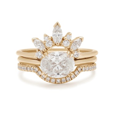 A diamond ring stack Anna Sheffield