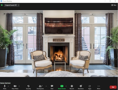 These fireplace Zoom backgrounds will make your winter calls so cozy.