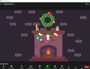 These fireplace Zoom backgrounds will upgrade your winter calls.