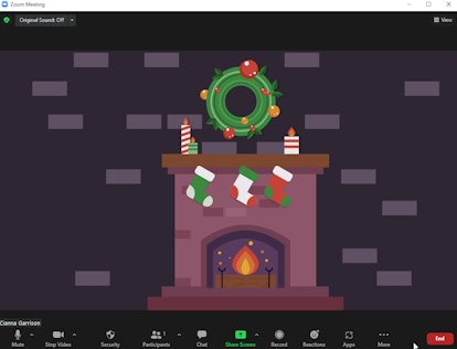 These fireplace Zoom backgrounds will upgrade your winter calls.