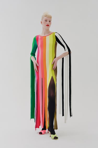 Christopher John Rogers striped dress