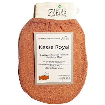 Zakia's Morocco The Original Kessa Hammam Scrubbing Glove
