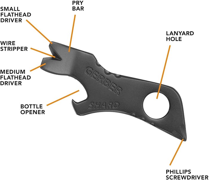 Gerber 7-in-1 Shard Keychain Tool