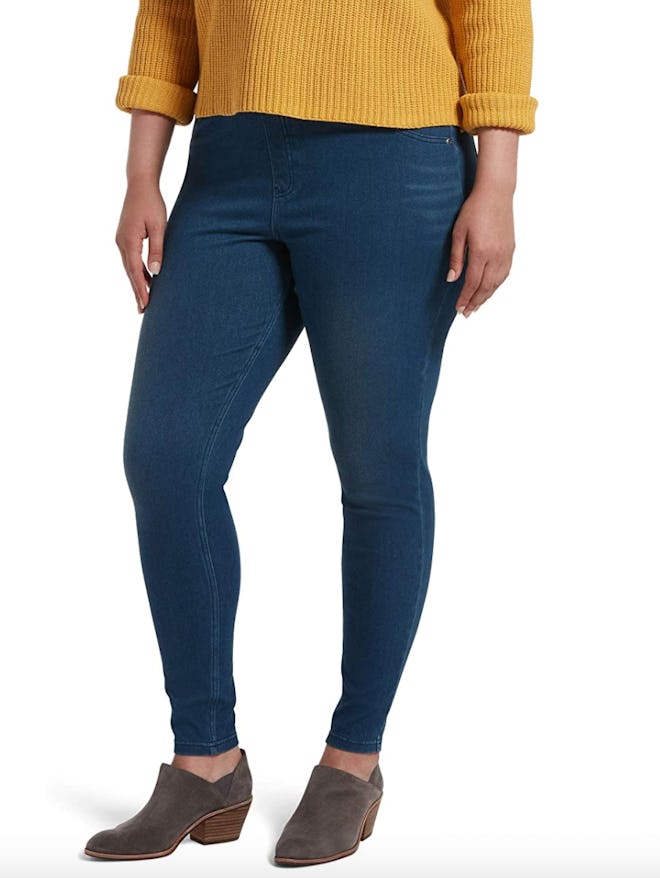 HUE High-Waist Denim Leggings