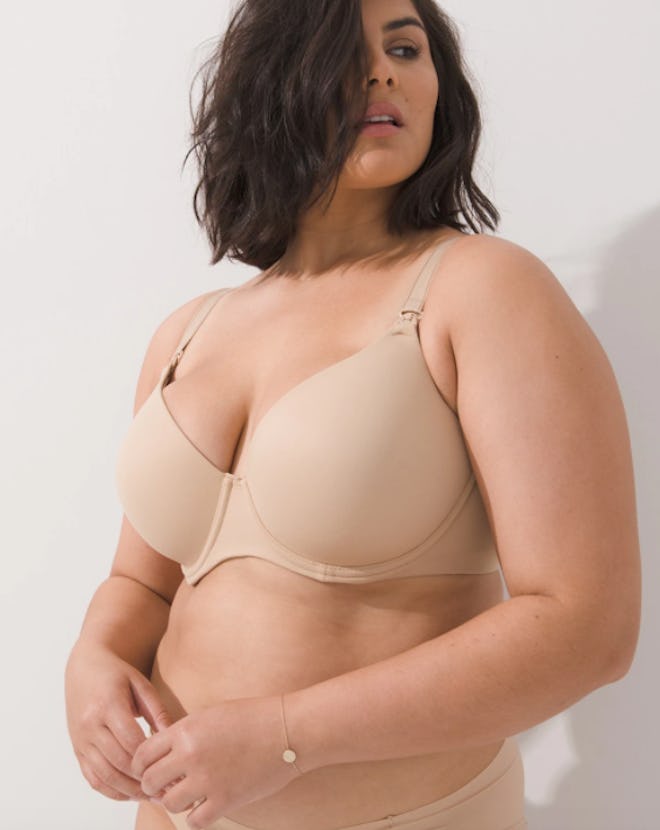 Soma full coverage nursing bra is a great nursing lingerie option