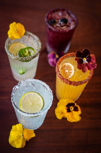 Cocktails at La Santa Taqueria.
