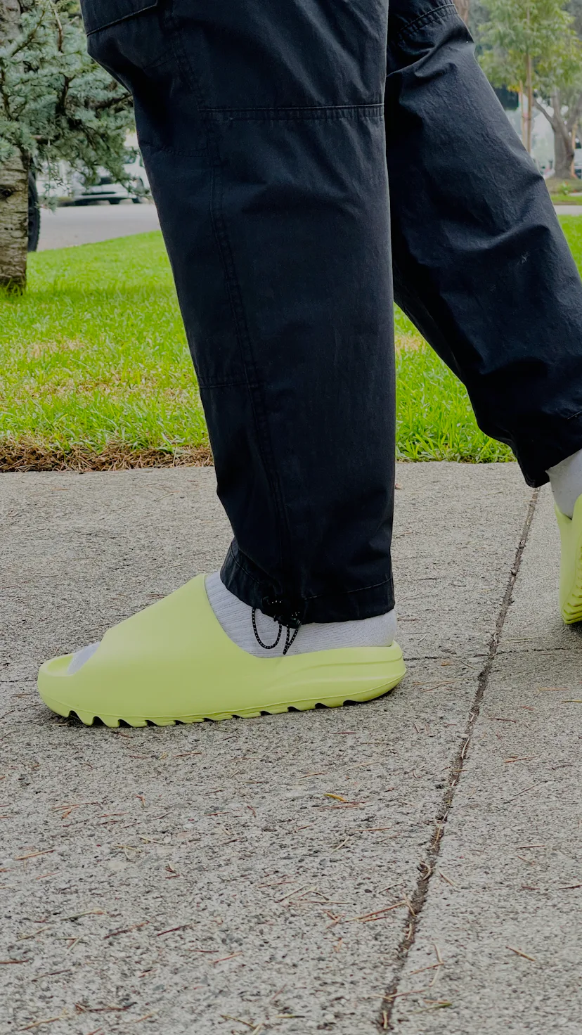 Wearing Kanye's Adidas Yeezy Slides: Best sandals ever? Wearing Kanye's Adidas Yeezy Slides: Best sandals ever?