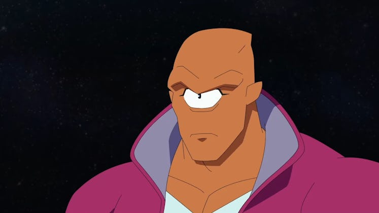 Invincible Allen the Alien, voiced over by Seth Rogen from Amazon's 'Invincible'