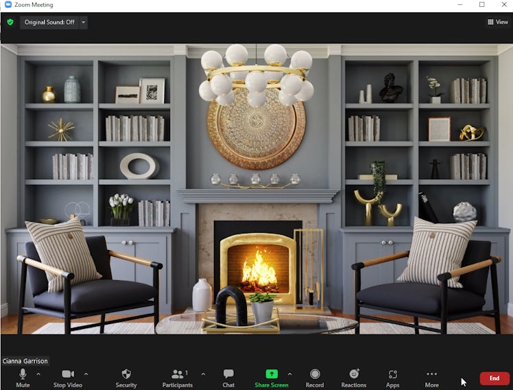  Here are the best fireplace Zoom backgrounds to make you cozy.