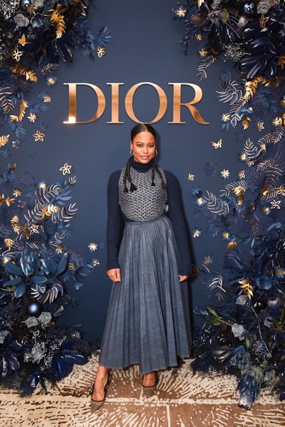 Taylour Paige at the Dior Beauty J'Adore Holiday dinner hosted by Christian Serratos.