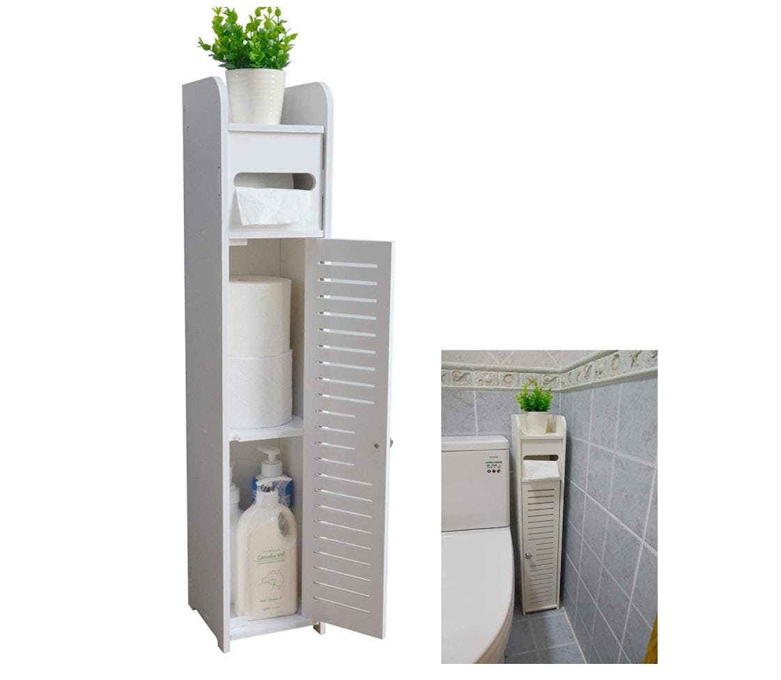 AOJEZOR Small Bathroom Storage Corner