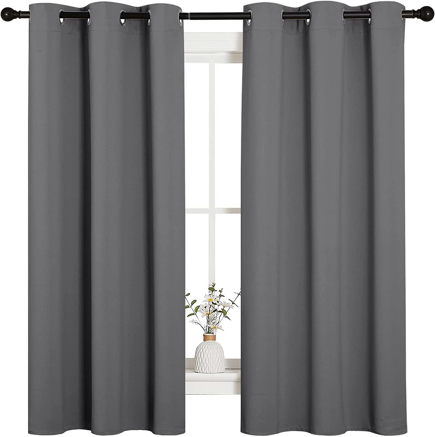 NICETOWN Thermal Insulated Grommet Blackout Curtains