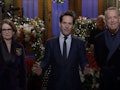 Paul Rudd hosted 'SNL' for the fifth time with no live studio audience and Twitter had thoughts.