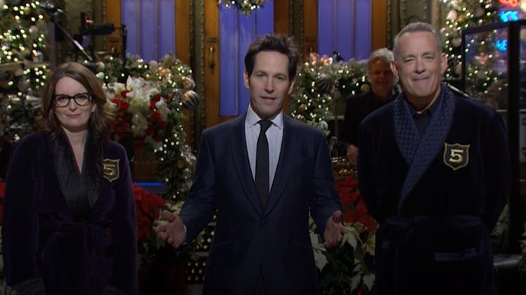 Paul Rudd hosted 'SNL' for the fifth time with no live studio audience and Twitter had thoughts.