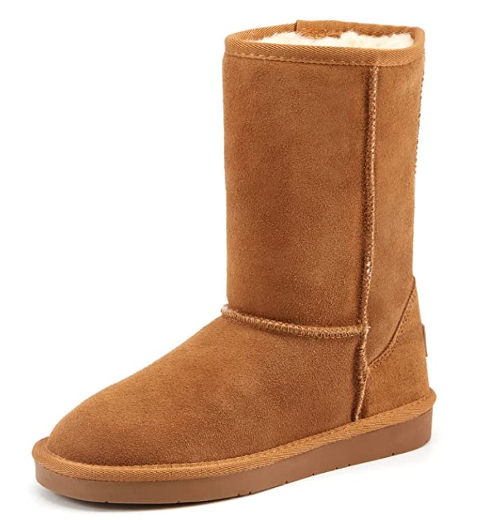 ZGR Mid-Calf Fur-Lined Booties