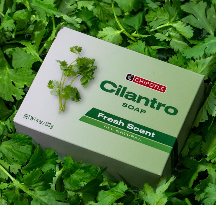 You can buy Chipotle's Cilantro Soap online and make a meme come to life.