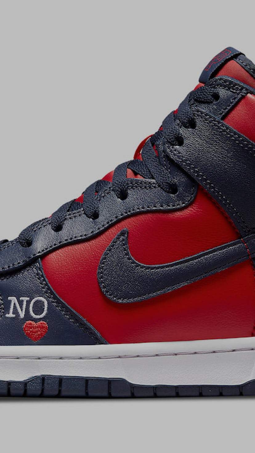 Supreme Nike SB Dunk High By Any Means Necessary
