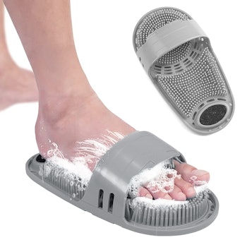 Kibhous Silicone Shower Foot Scrubber