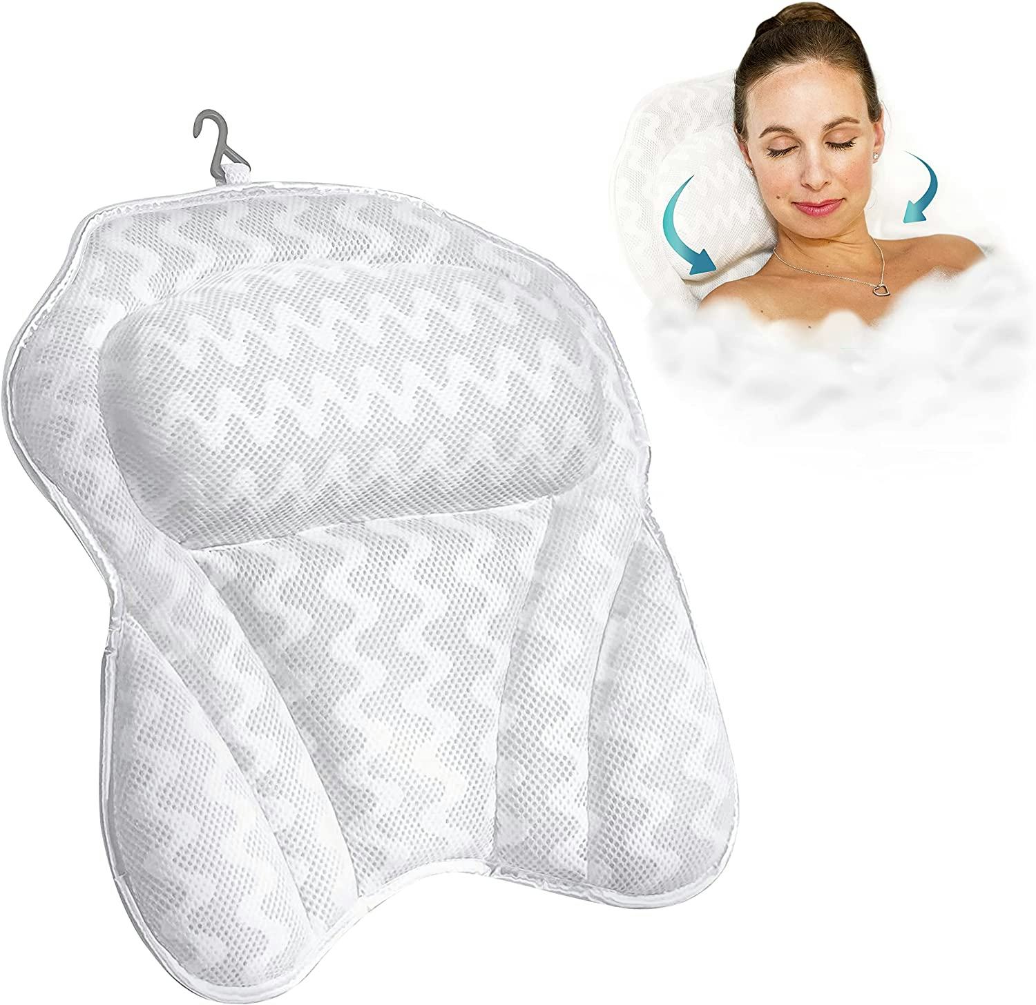 The 4 Best Bath Pillows For StraightBack Tubs