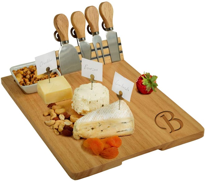 Picnic at Ascot Engraved Hardwood Board for Cheese & Appetizers