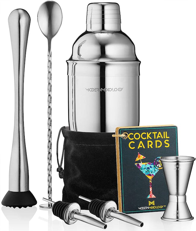 Modern Mixology Cocktail Shaker Set (8 Pieces)