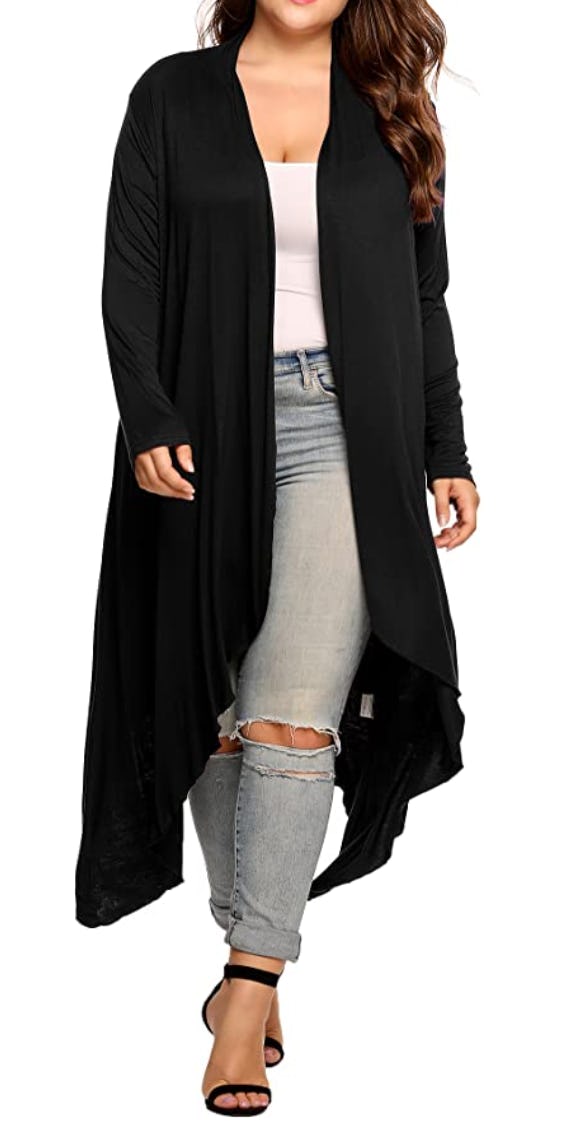 IN&rsquo;VOLAND Plus Size Cardigan Long Duster