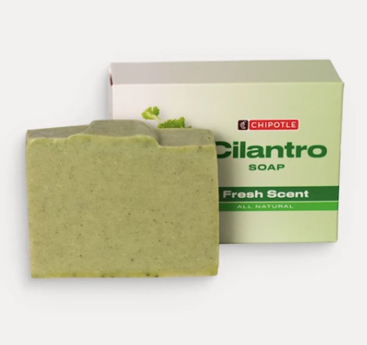You can buy Chipotle's Cilantro Soap online an make a meme come to life.