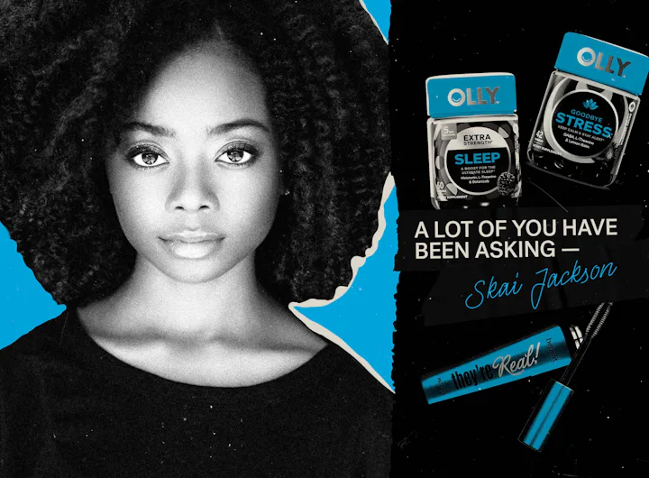 Skai Jackson and the wellness products she is using