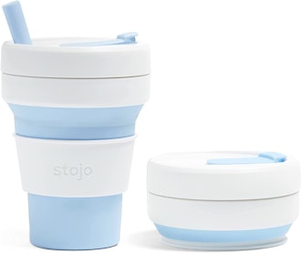 Stojo Collapsible Travel Cup With Straw