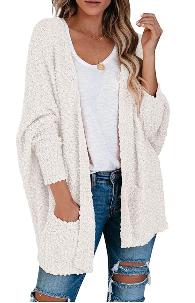 Saodimallsu Chunky Popcorn Cardigan Sweater