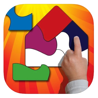 App icon for kids puzzle game