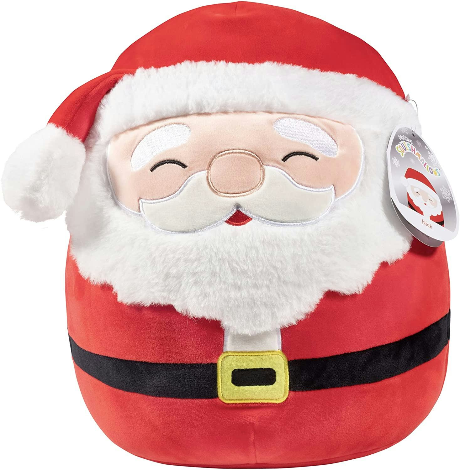 Squishmallow buy Set of 8 Mini Christmas Ornament 2021 Holiday Plush Santa