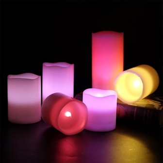 DRomance Color Changing Flameless Candles (Set of 6)