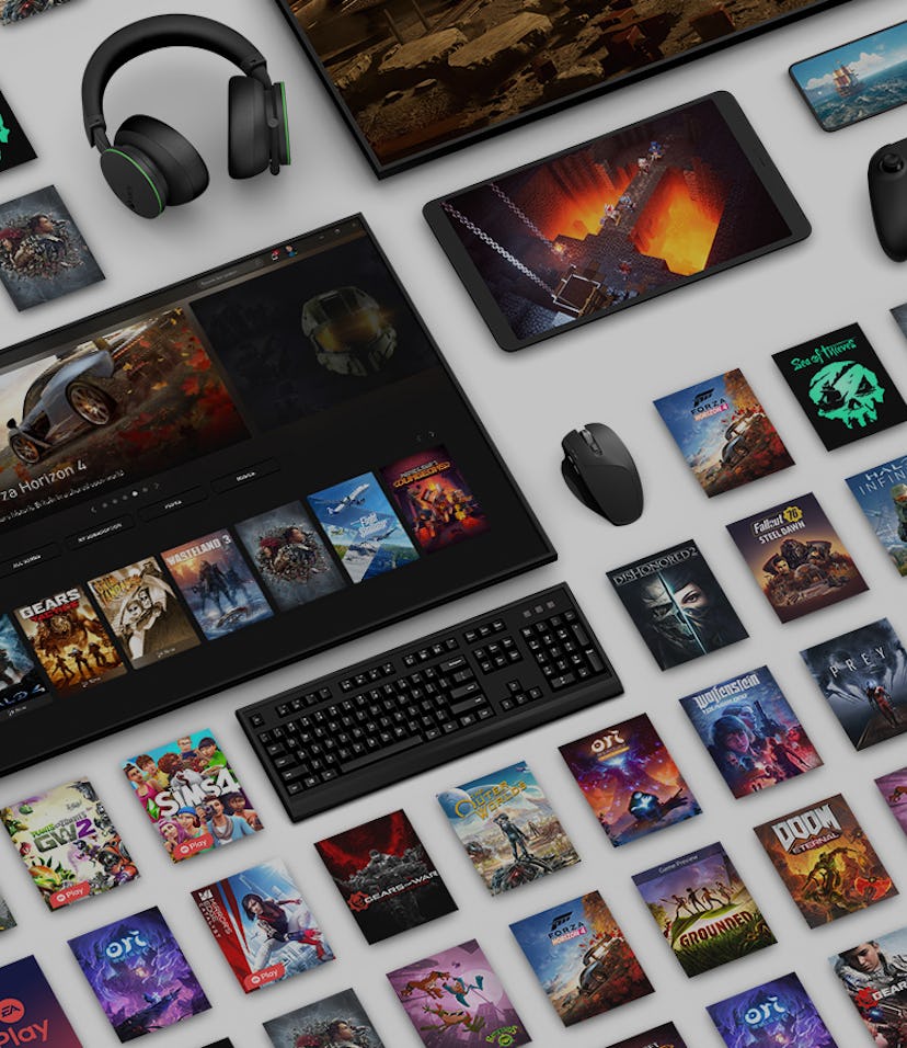 Promotional material for Xbox Game Pass Ultimate