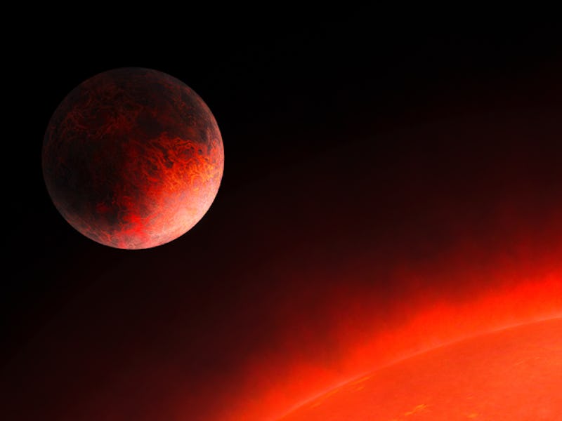 An artist's rendering of exoplanet GJ 367b