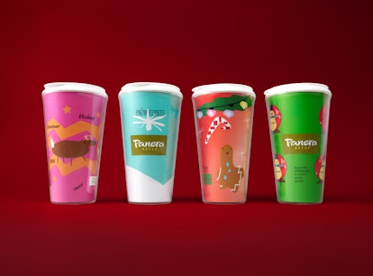 Panera's Ugly Holiday Cup 2021 designs are kind of iconic.