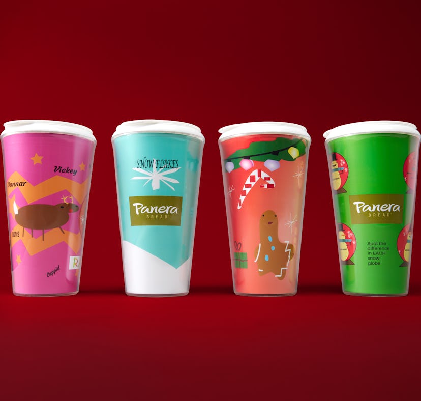 Panera's Ugly Holiday Cup 2021 designs are kind of iconic.