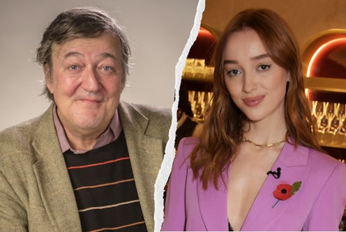 Stephen Fry & Phoebe Dynevor 