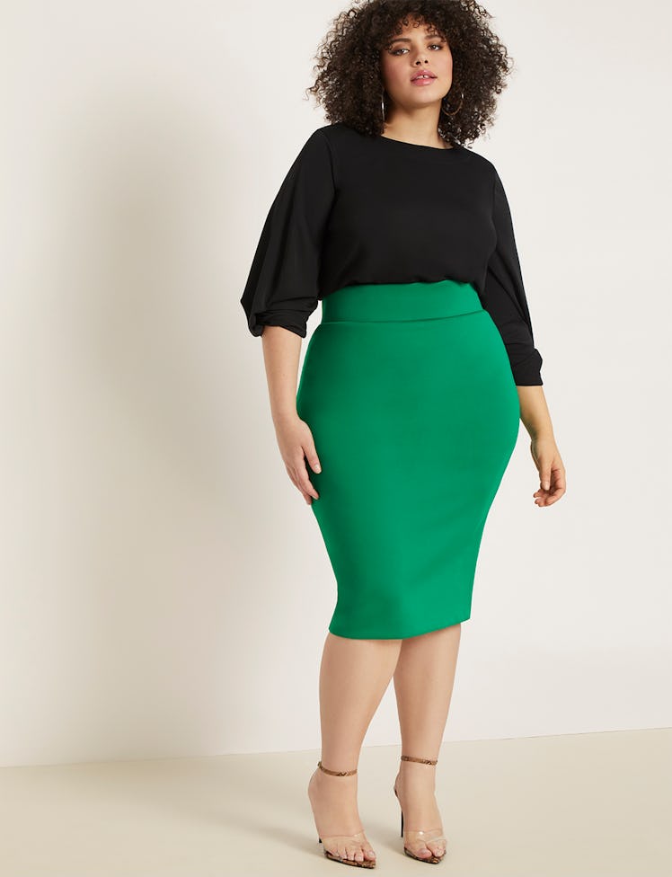 Neoprene Pencil Skirt Eloquii