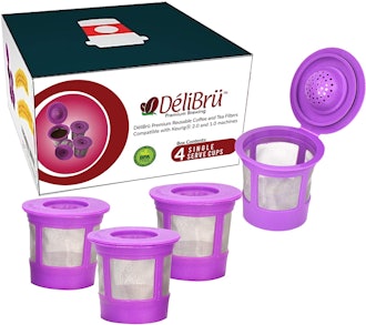 Delibru Reusable K-Cups (4-Pack)