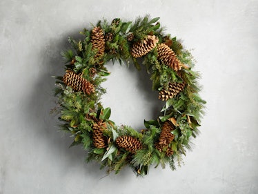 Faux Pinecone Grand Wreath 42"