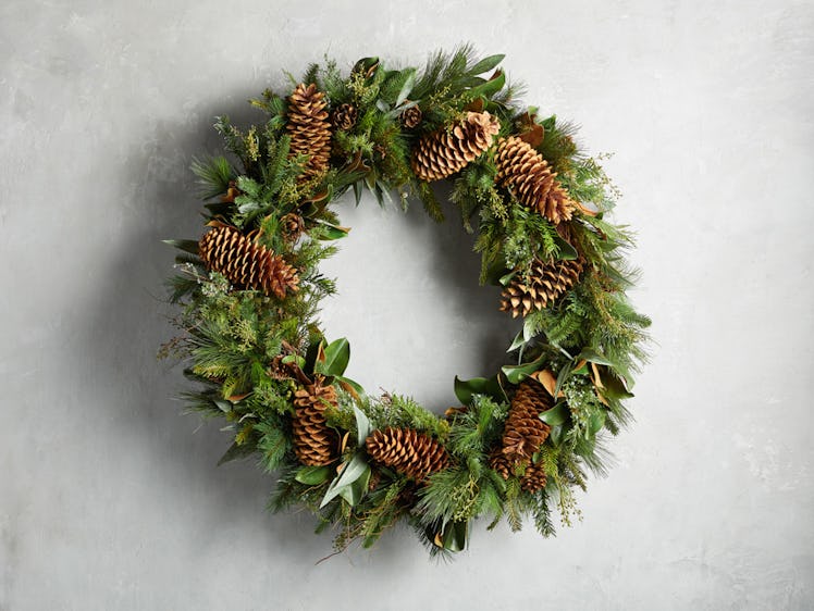 Faux Pinecone Grand Wreath 42"