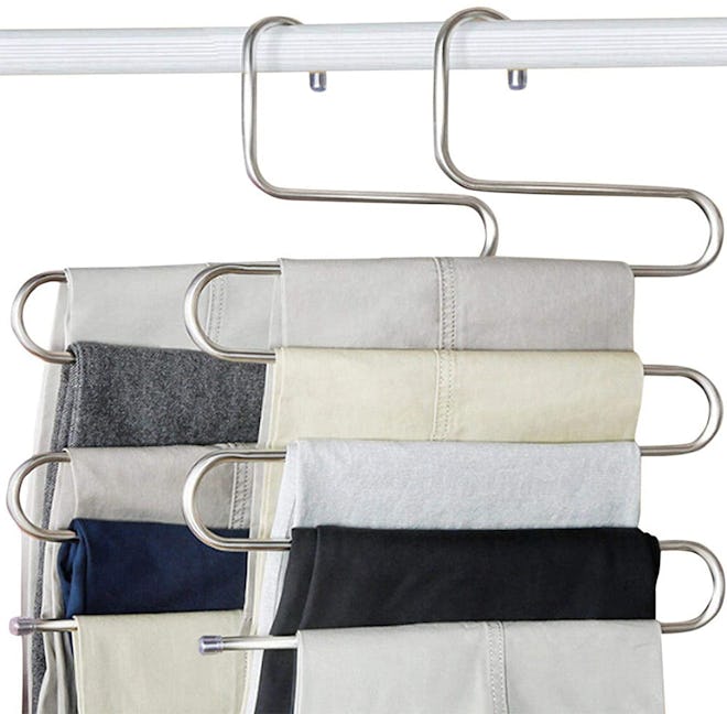 devesanter Pants Hangers S-Shape Trousers Hangers