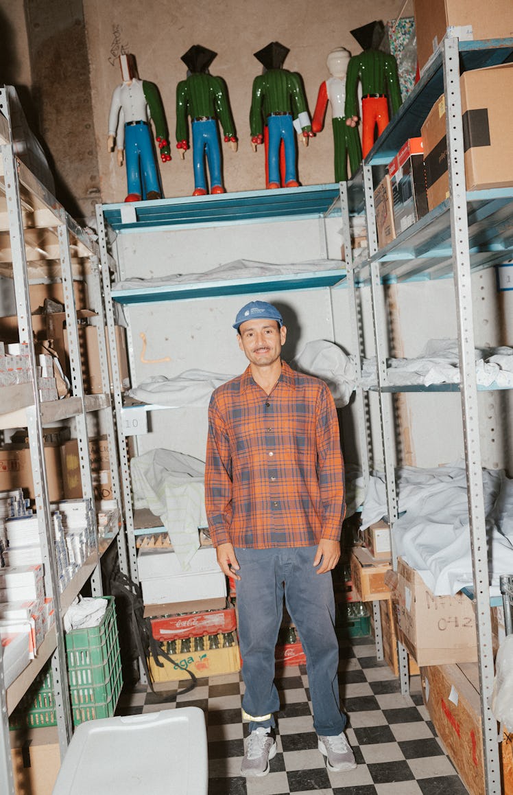 Gabriel Rico in his studio. 