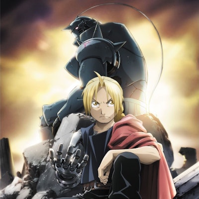 movie poster for Fullmetal Alchemist Brotherhood anime series