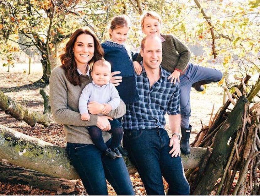 Princess Charlotte posed with her family for Christmas.