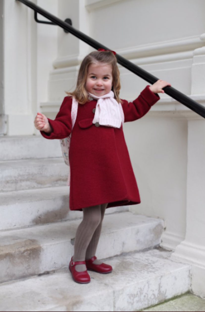 Princess Charlotte starts school.