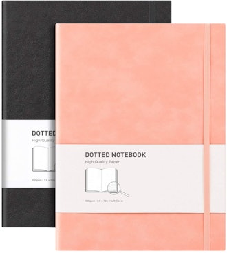 RETTACY Large Dotted Journal (2-Pack)
