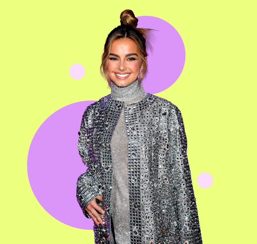 Addison Rae's New Year's Eve 2021 fashion includes sequins.