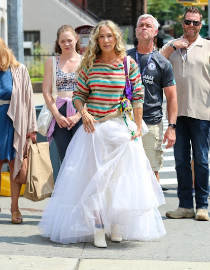 Sarah Jessica Parker filming 'And Just Like That..'
